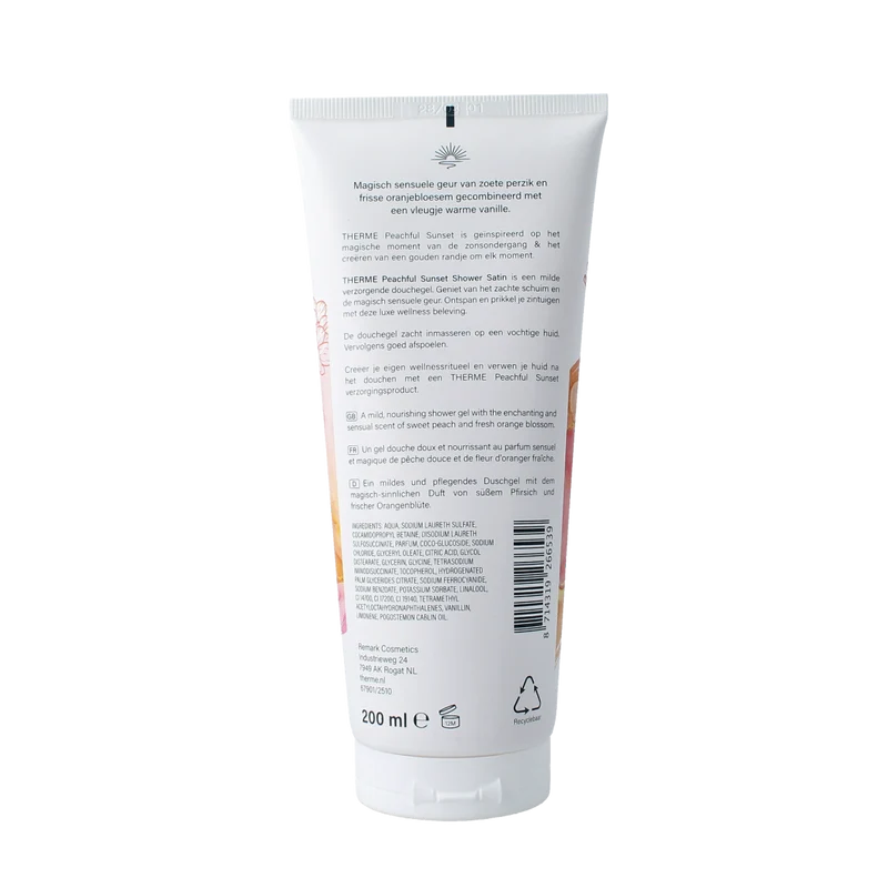 Therme Peachful sunset shower satin 200.00 Milliliter
