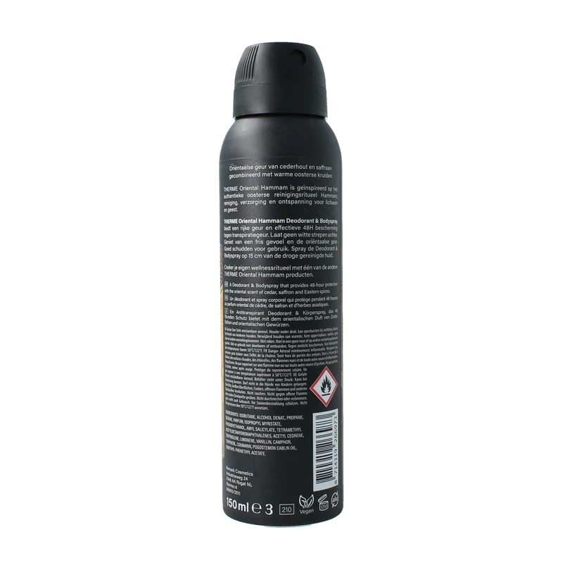 Therme Oriental hammam deodorant & bodyspray 150.00 Milliliter