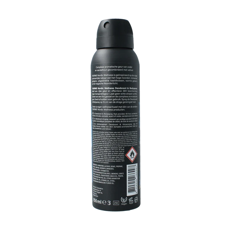 Therme Nordic wellness deodorant & bodyspray 150.00 Milliliter