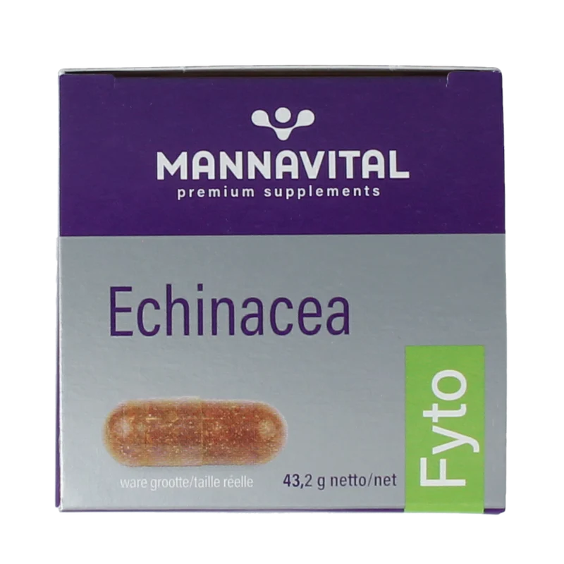 Mannavital Echinacea platinum 60.00 Vegetarische capsules