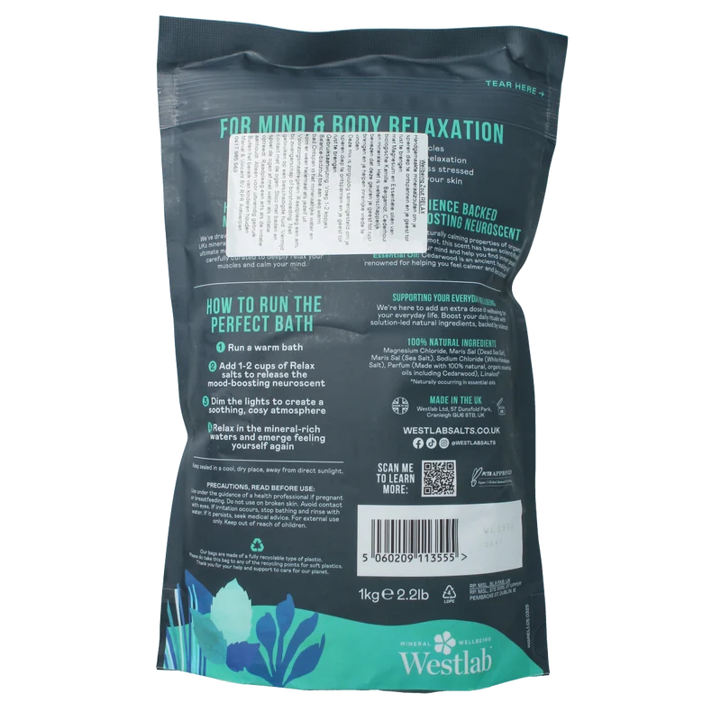 Westlab Badzout wellbeing relax 1000.00 Gram