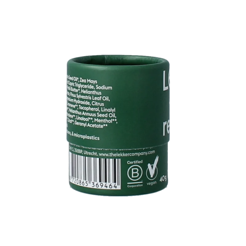 Lekker Company Deodorant refill be active 40.00 Gram