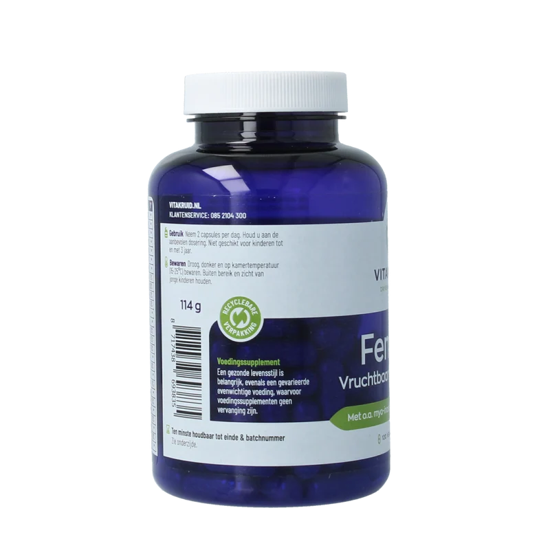 Vitakruid Femme vruchtbaarheid support 120.00 Vegetarische capsules