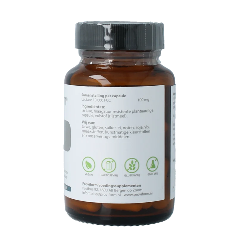 Proviform Lactase 10.000 FCC 60.00 Vegetarische capsules