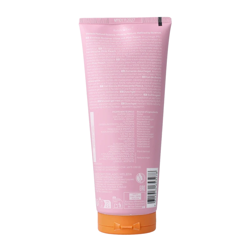 Weleda Douchegel pink peach limited edition 200.00 Milliliter