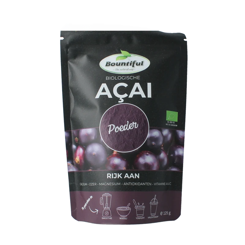 Bountiful Acai poeder bio 125.00 Gram