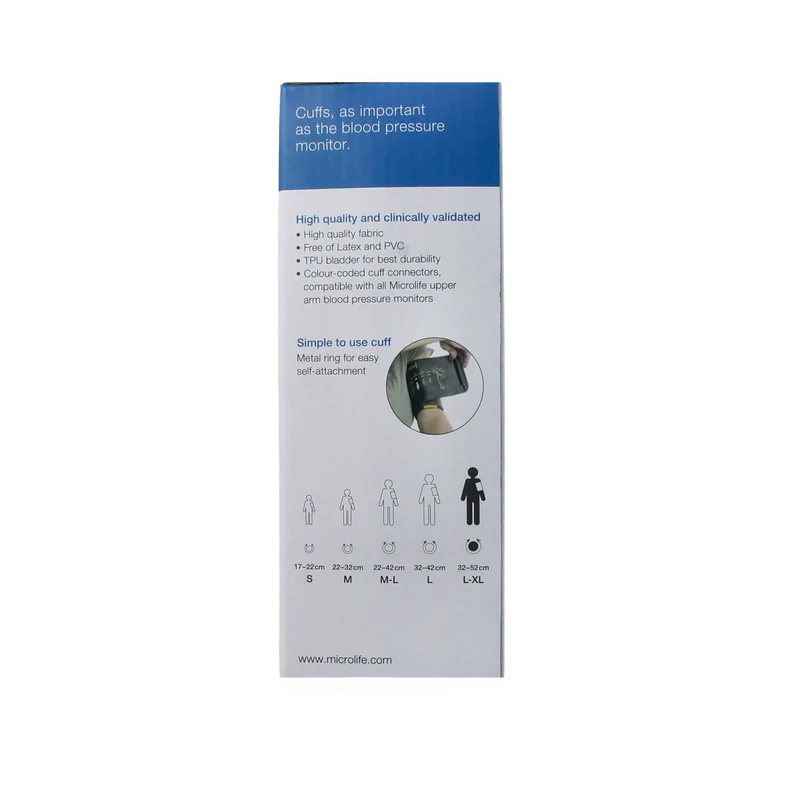 Microlife Manchet 4G soft maat L-XL 1.00 Stuks