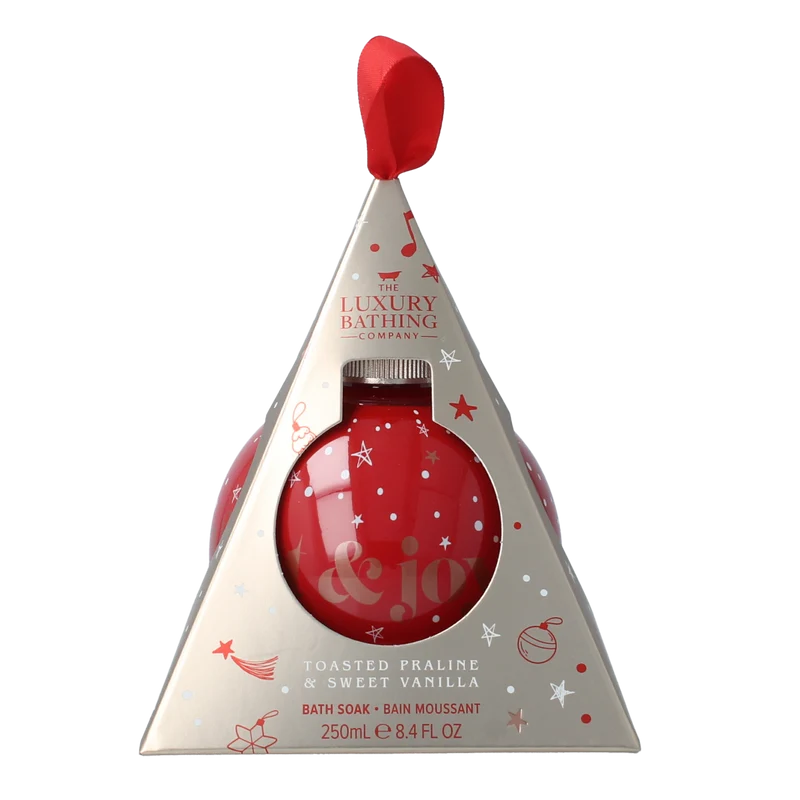 The Luxury Bathing Co Comfort & joy bath soak bauble 250.00 Milliliter