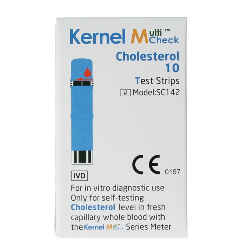 Testjezelf.nu Multicheck cholesterol teststrips 10.00 Stuks