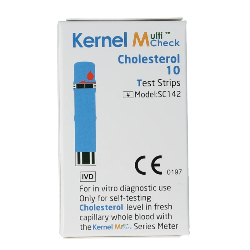 Testjezelf.nu Multicheck cholesterol teststrips 10.00 Stuks