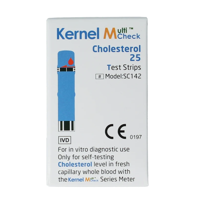 Testjezelf.nu Multicheck cholesterol teststrips 25.00 Stuks