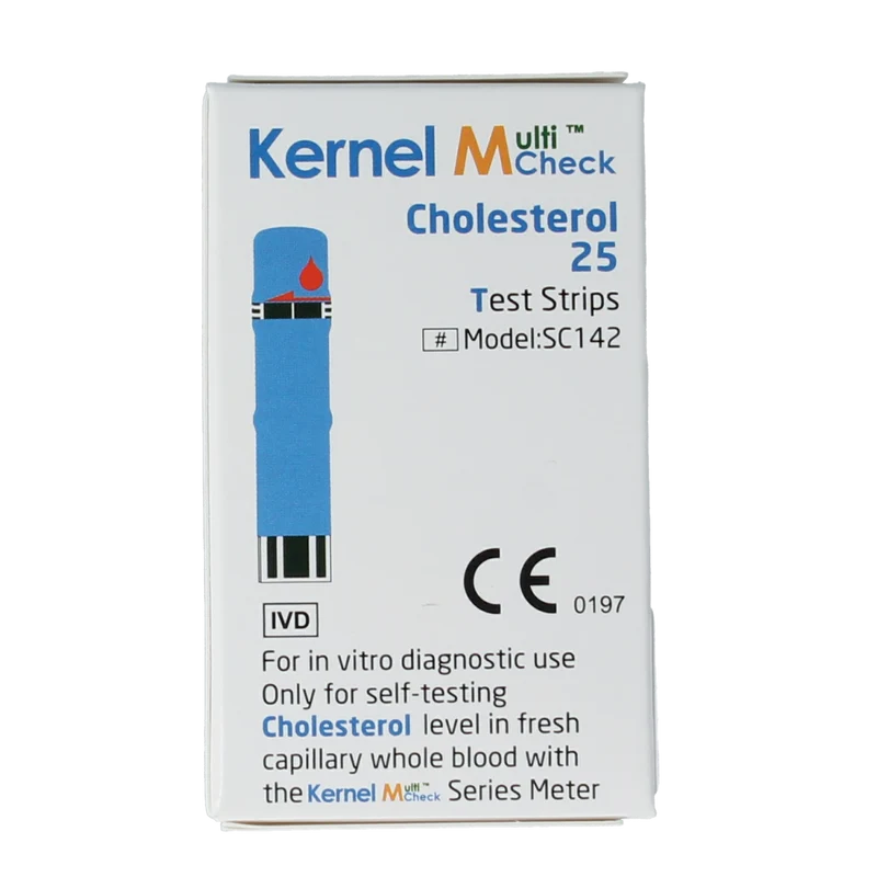 Testjezelf.nu Multicheck cholesterol teststrips 25.00 Stuks
