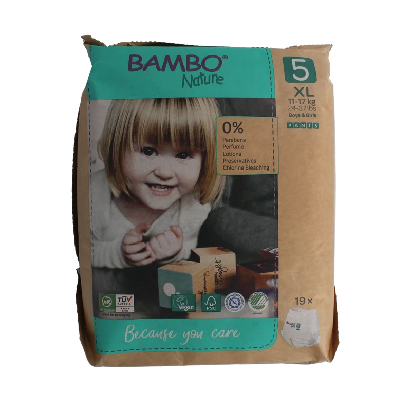 Bambo Luierbroekjes maat 5 11-17kg 19.00 Stuks