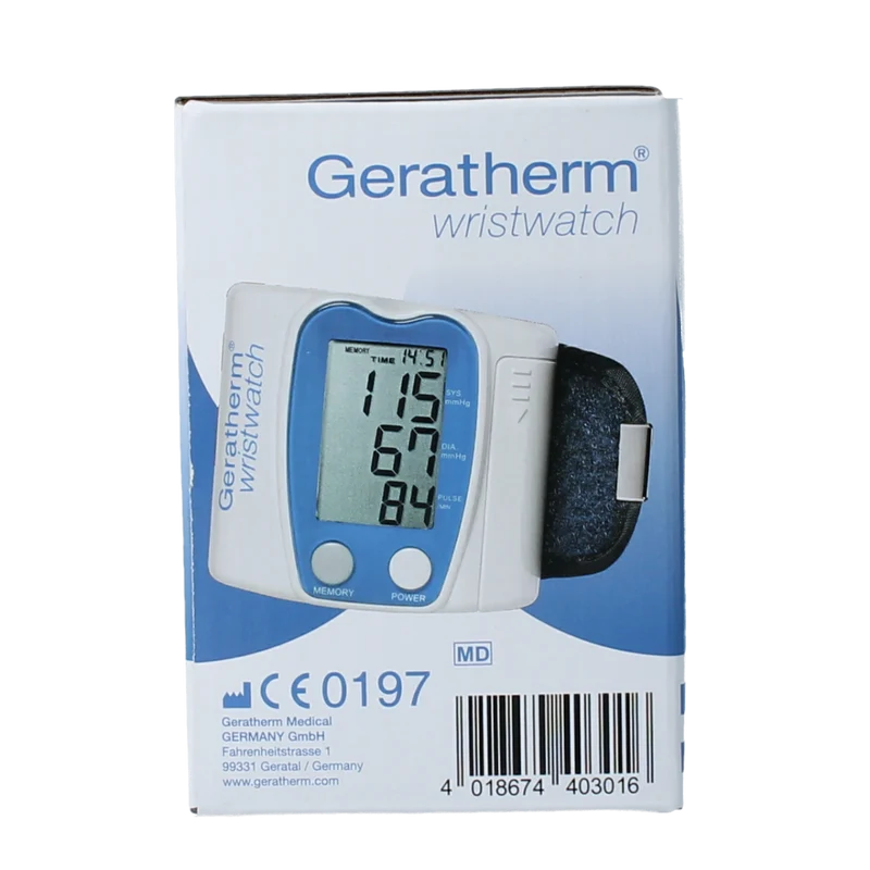 Geratherm Wristwatch bloeddrukmeter pols 1.00 Stuks