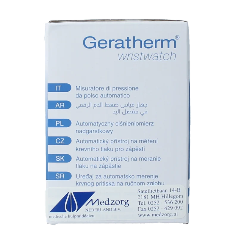 Geratherm Wristwatch bloeddrukmeter pols 1.00 Stuks