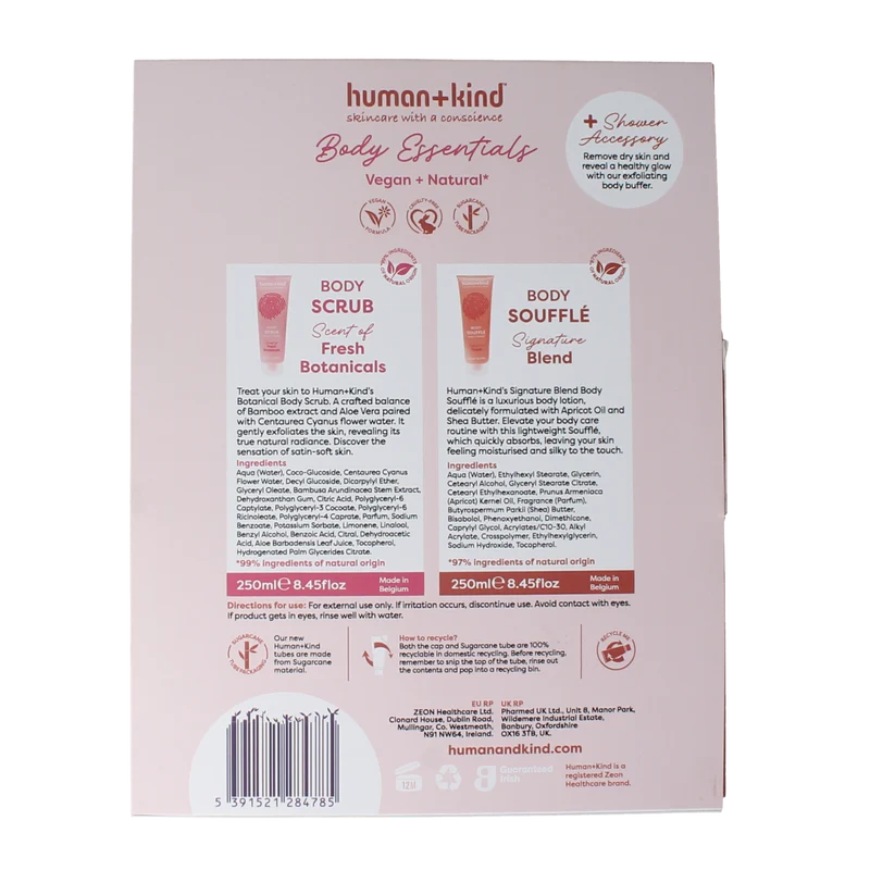 Human+Kind Giftset body essentials 1.00 Stuks