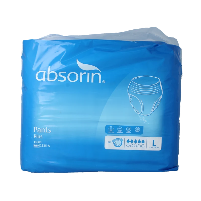 Absorin Pants plus L 14.00 Stuks