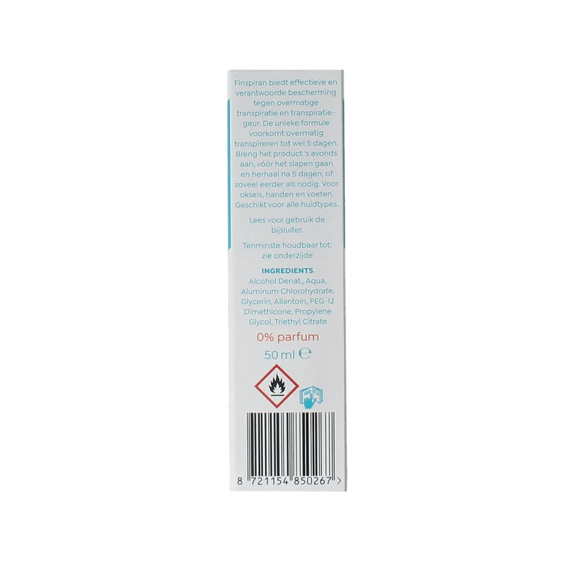 Finspiran Anti-transpirant spray 50.00 Milliliter