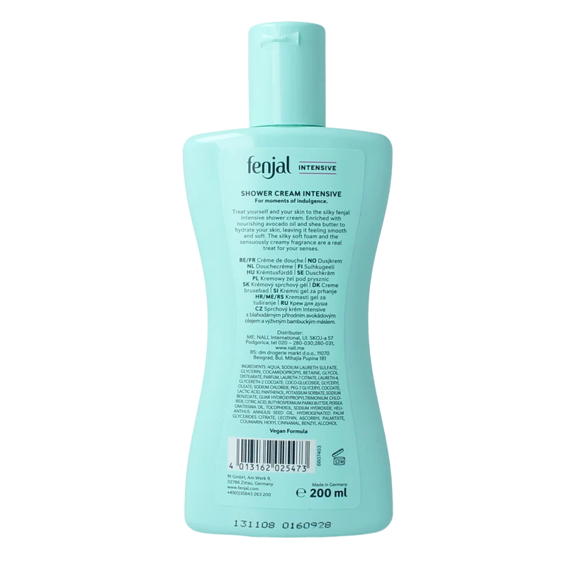 Fenjal Shower creme intensive 200.00 Milliliter