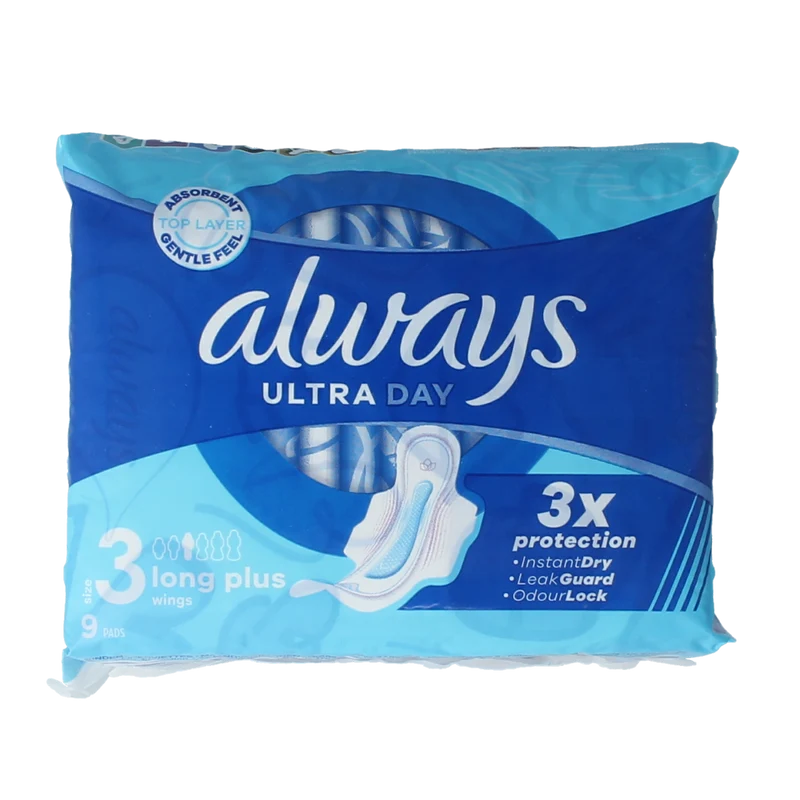 Always Maandverband ultra day long plus 9.00 Stuks