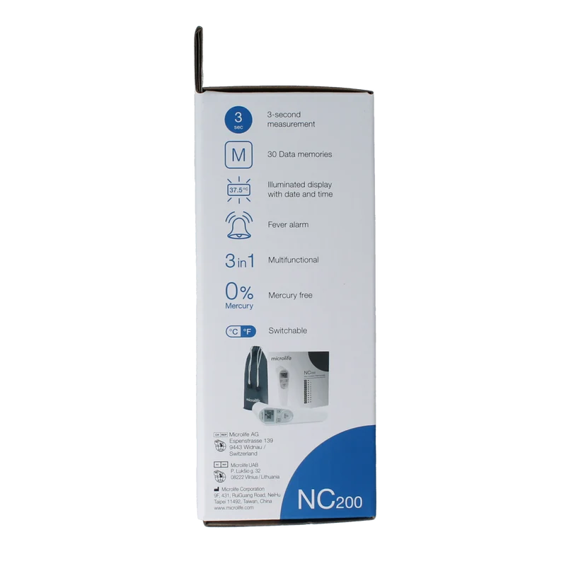 Microlife Non-contact thermometer NC200 1.00 Stuks