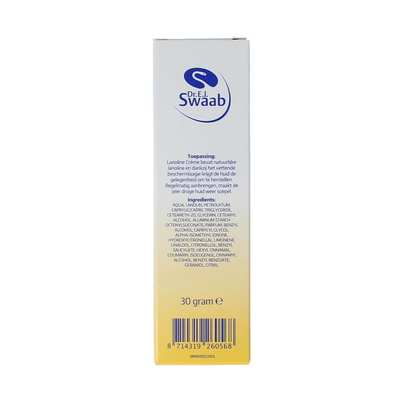 Dr. Swaab Lanoline creme 30.00 Gram