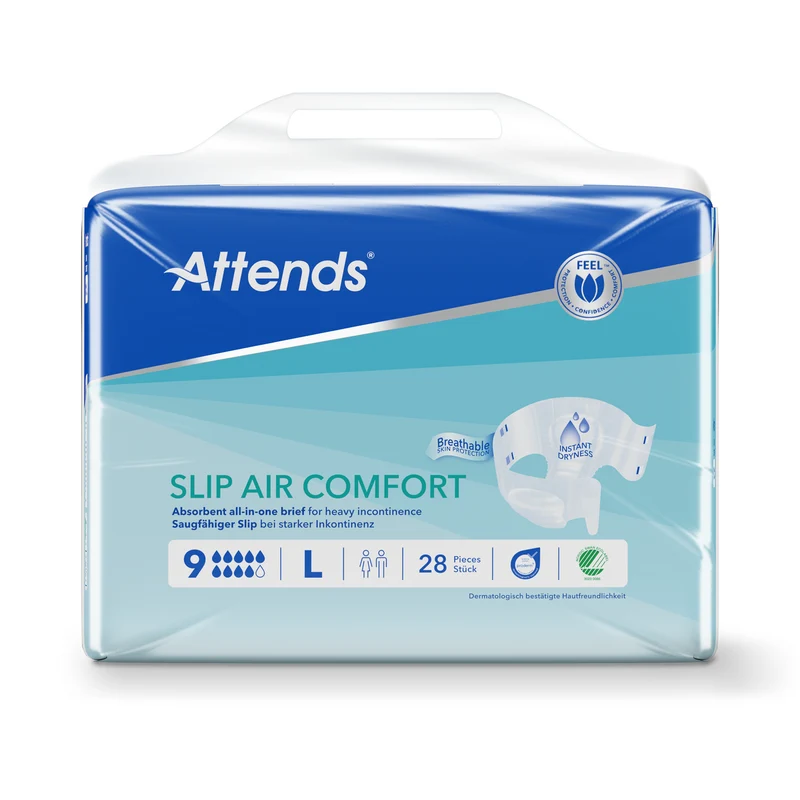 Attends Slip air comfort 9 large 28.00 Stuks
