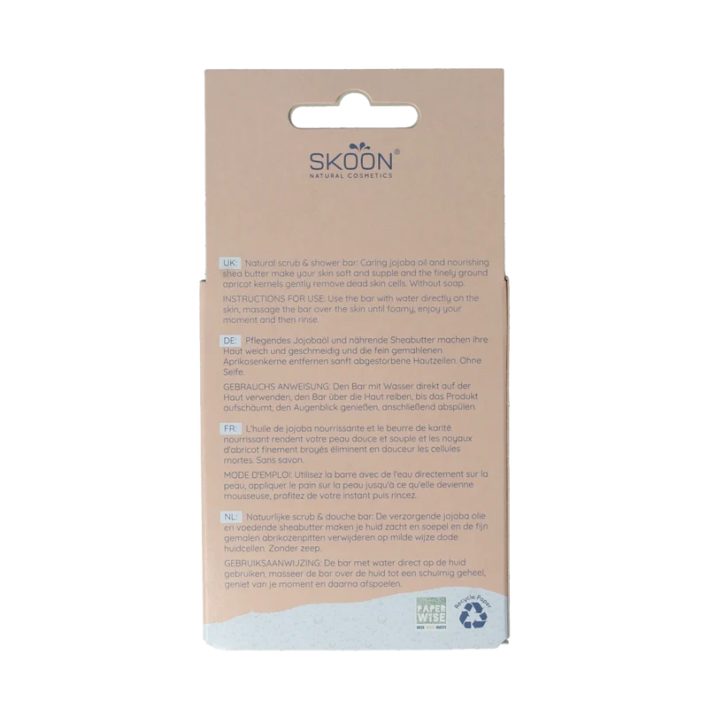 Skoon Solid scrub & shower 90.00 Gram