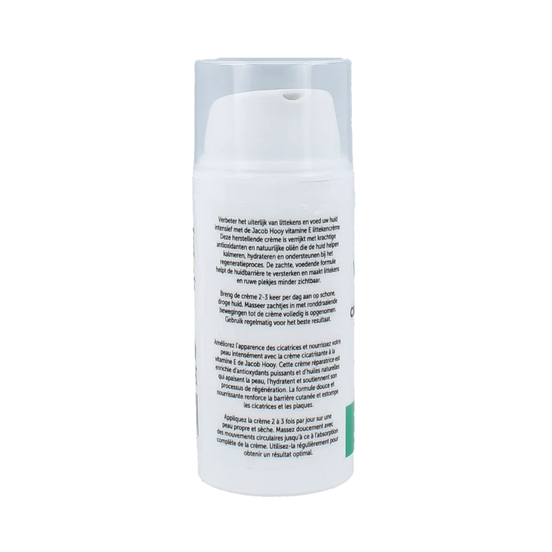 Jacob Hooy Vitamine E littekencreme 30.00 Milliliter