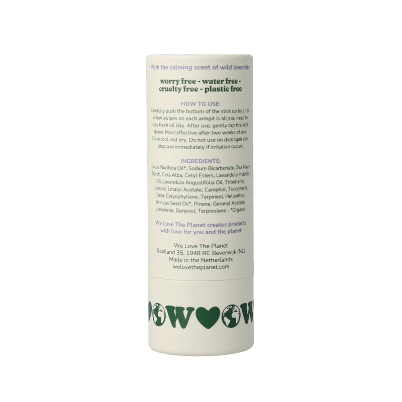 We Love The Planet Deodorant stick wild lavender 40.00 Gram