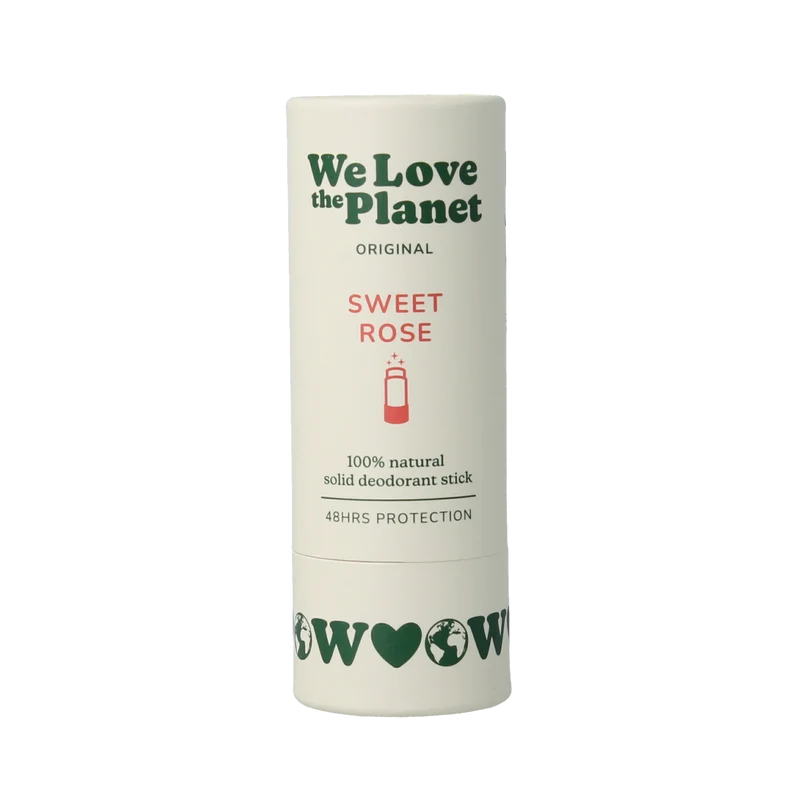 We Love The Planet Deodorant stick sweet rose 40.00 Gram
