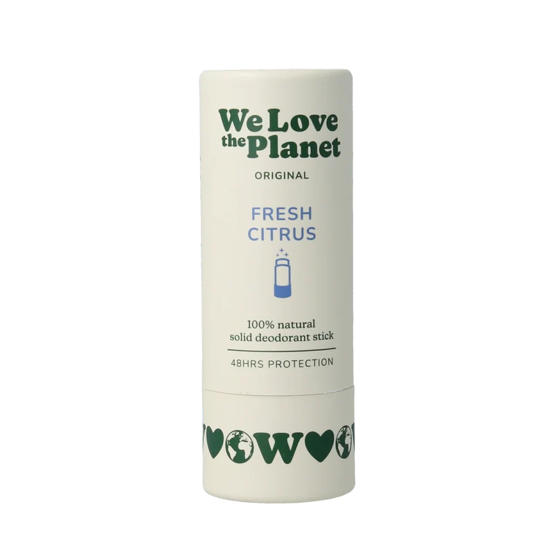 We Love The Planet Deodorant stick fresh citrus 40.00 Gram