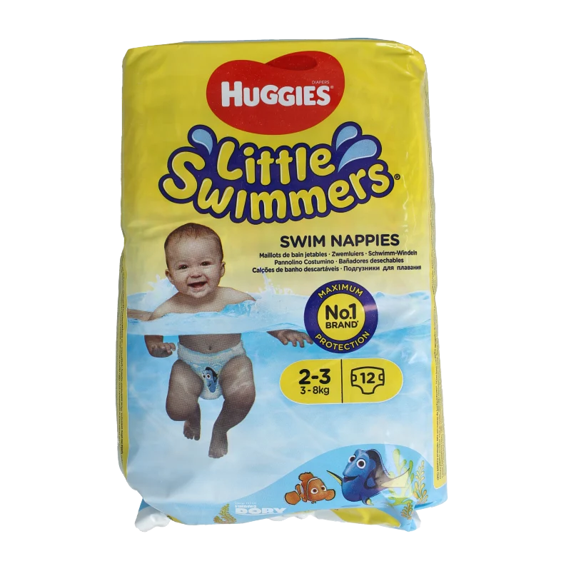 Huggies Little swimmers luiers 2-3 3-7 kg 12 Stuks