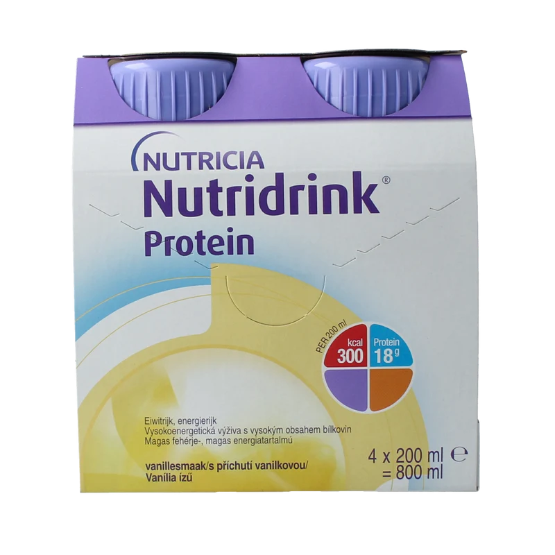 Nutridrink Protein vanille 200ml 4.00 Stuks