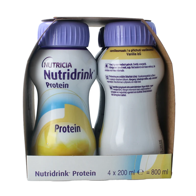 Nutridrink Protein vanille 200ml 4.00 Stuks
