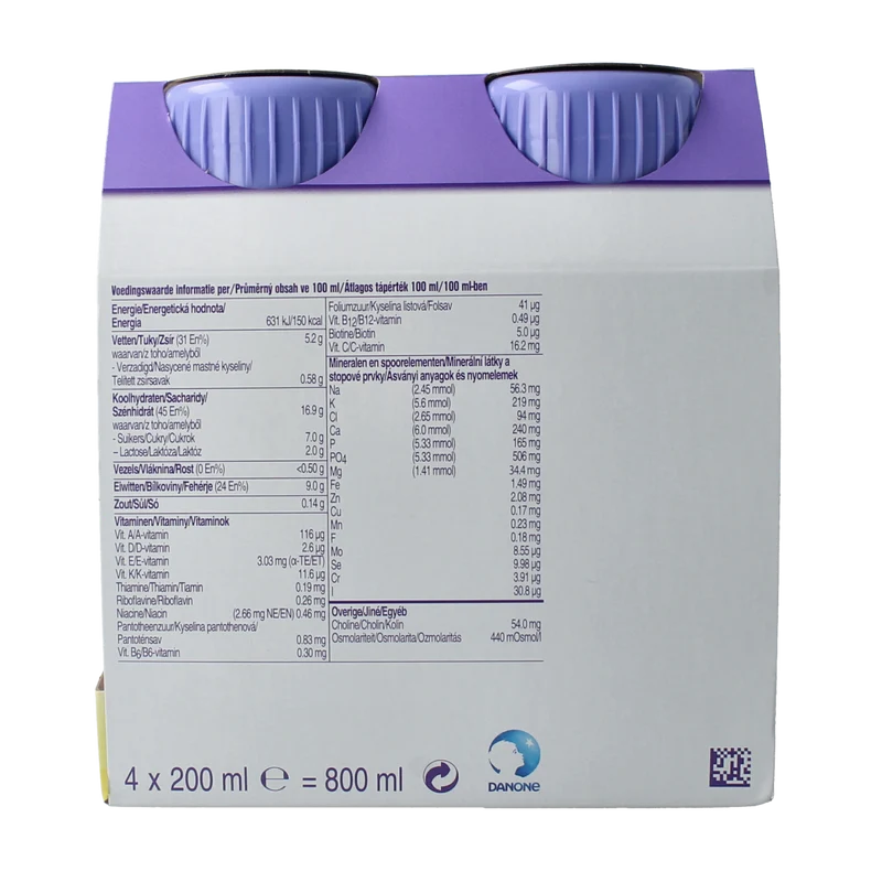 Nutridrink Protein vanille 200ml 4.00 Stuks