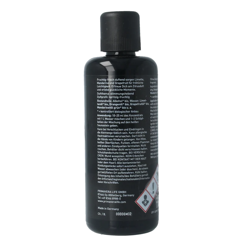 Primavera Citrus delight aroma sauna bio 100 Milliliter