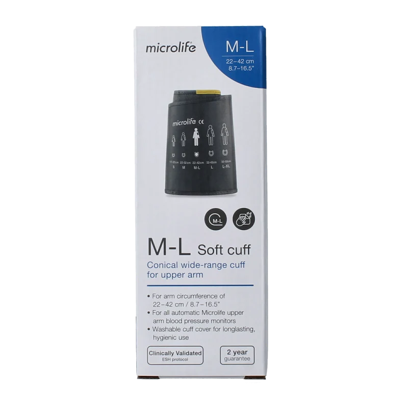 Microlife Manchet 4G soft maat M-L (22-42cm) 1.00 Stuks