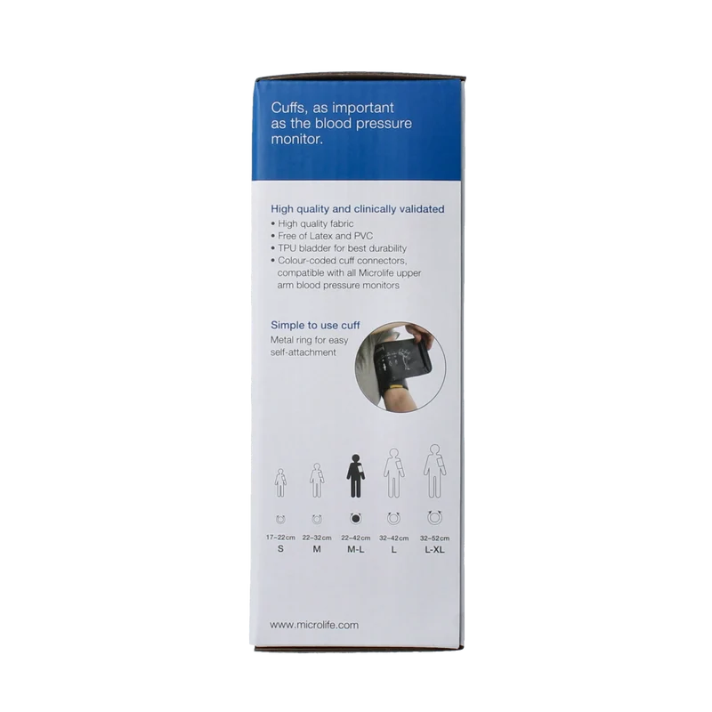 Microlife Manchet 4G soft maat M-L (22-42cm) 1.00 Stuks