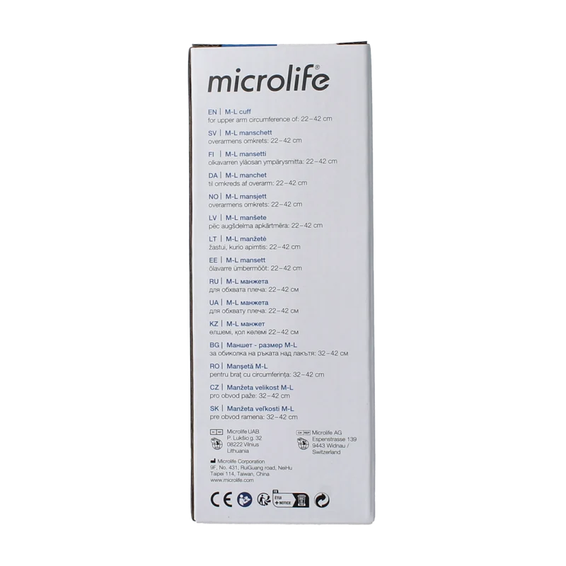 Microlife Manchet 4G soft maat M-L (22-42cm) 1.00 Stuks