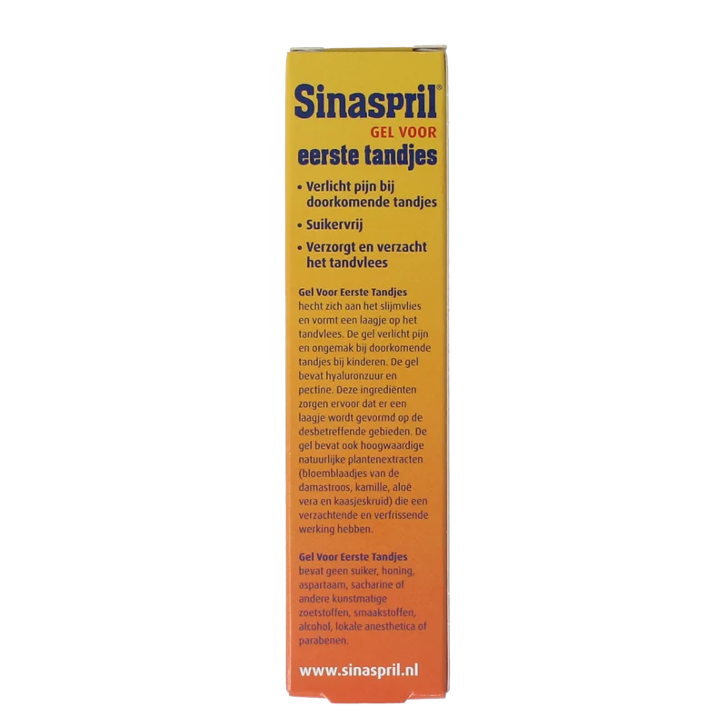 Sinaspril Gel voor de eerste tandjes 15.00 Milliliter