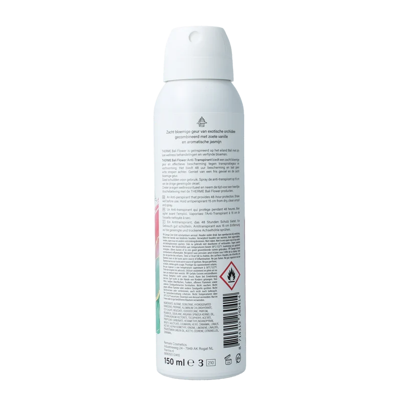 Therme Bali flower deodorant anti-transpirant 150.00 Milliliter