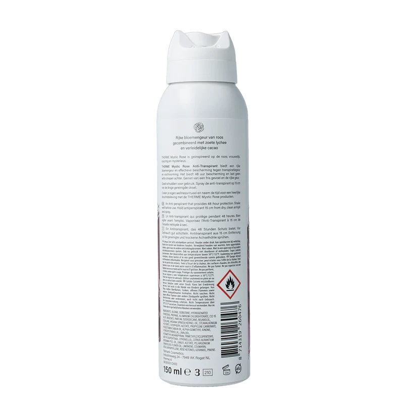 Therme Mystic rose deodorant anti-transpirant 150.00 Milliliter
