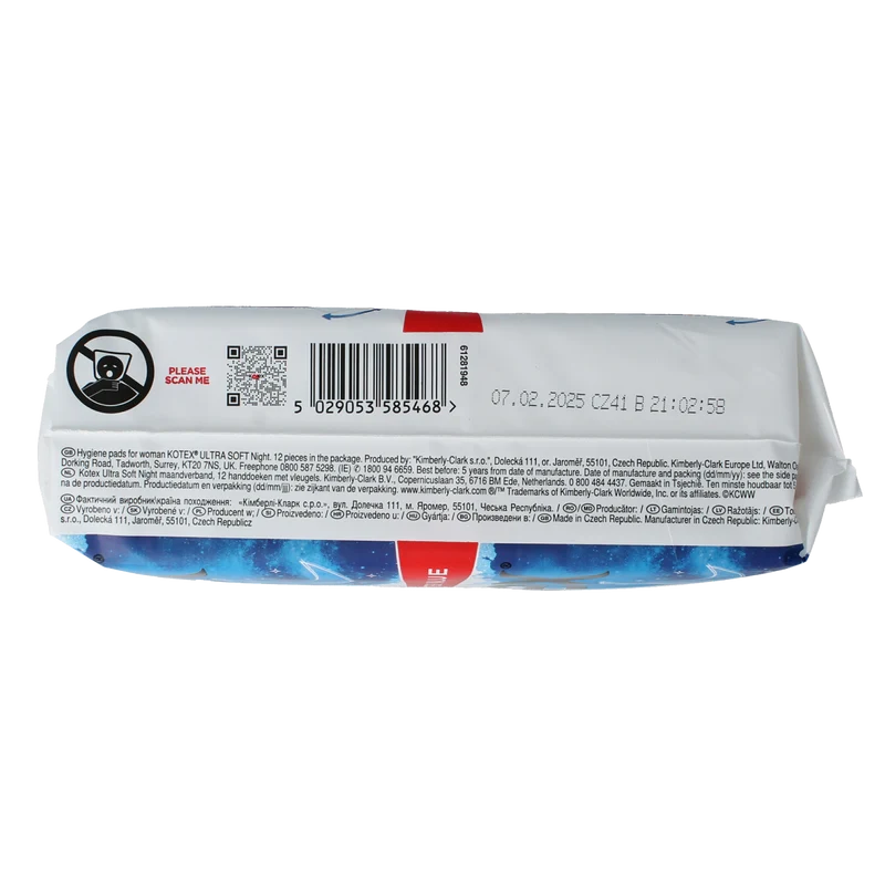 Kotex Ultra soft duo 12.00 Stuks