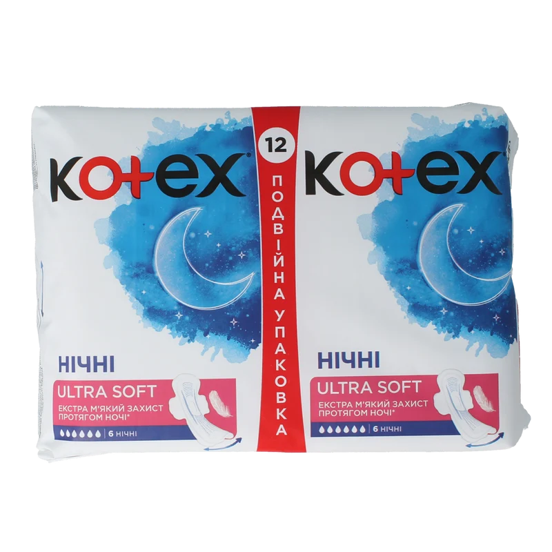 Kotex Ultra soft duo 12.00 Stuks