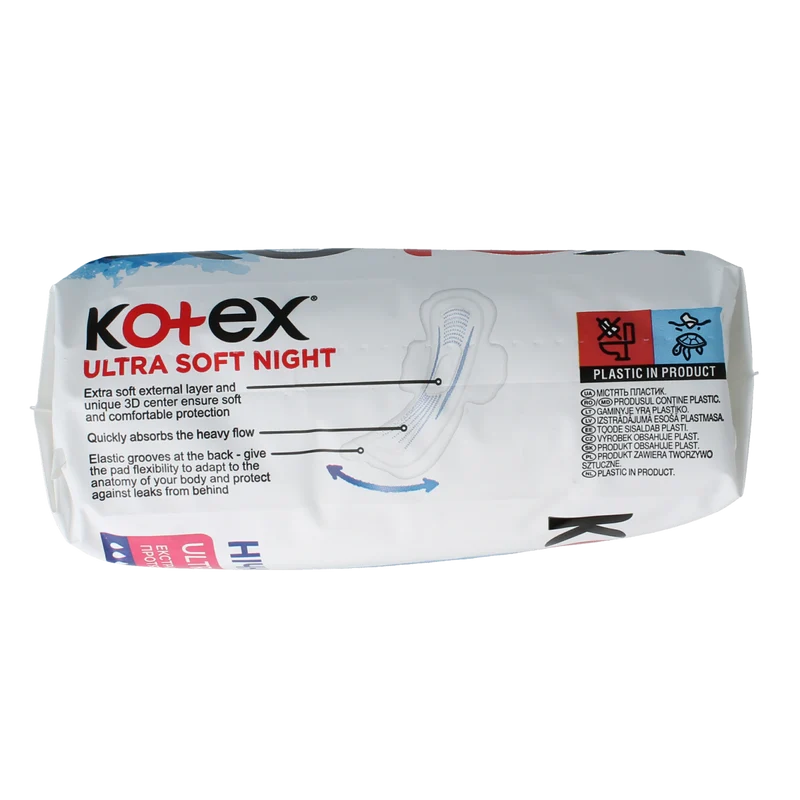 Kotex Ultra soft duo 12.00 Stuks