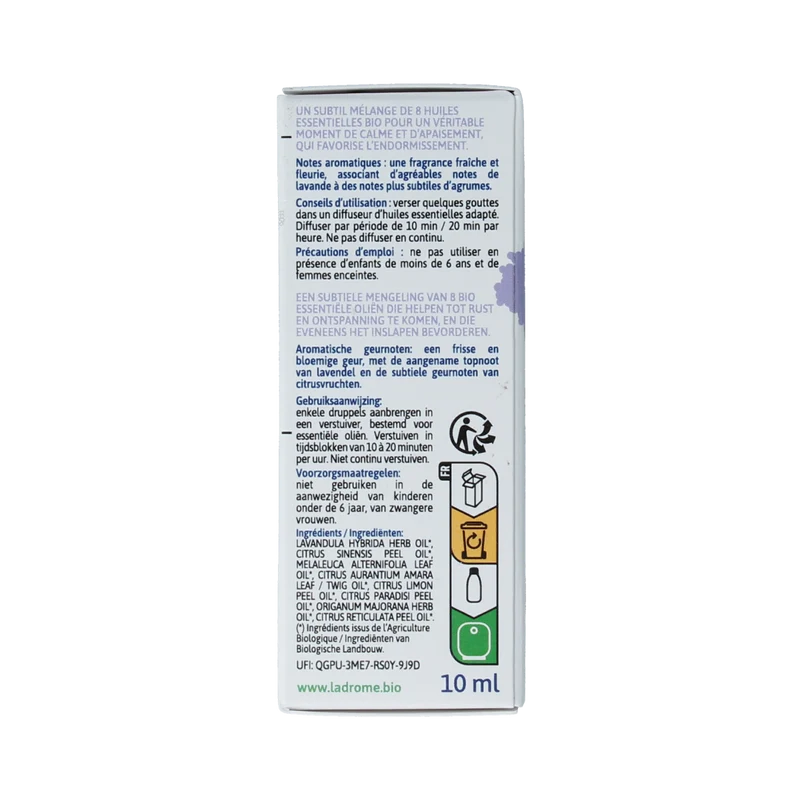 Ladrome Ontspanning - etherische olie 10.00 Milliliter