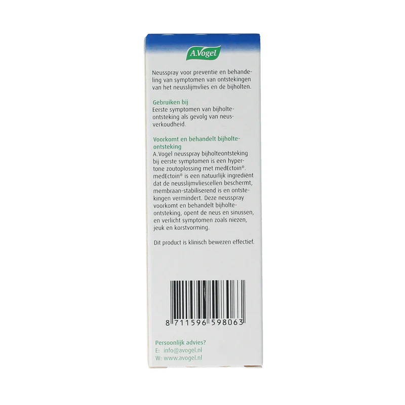 A Vogel Neusspray bijholte eerste symptomen 20.00 Milliliter