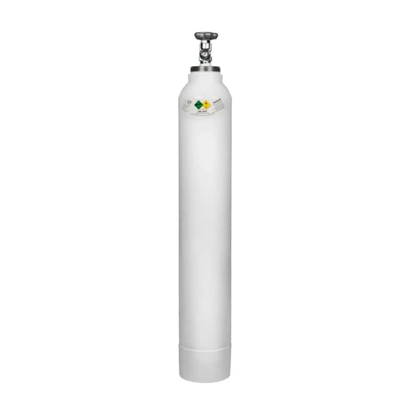 Sauerstoffflasche Leichtstahl, gefüllt