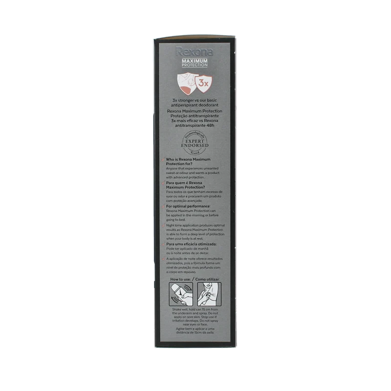 Rexona Deodorant spray max pro invisible 150.00 Milliliter